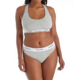 Calvin Klein Modern Cotton Plus Size Unlined Bralette -Her Room US calvin klein cal001 qf5116 cs2