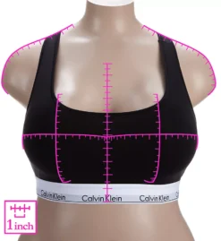 Calvin Klein Modern Cotton Plus Size Unlined Bralette -Her Room US calvin klein cal001 qf5116 ns7