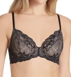 Calvin Klein Seductive Comfort Unlined Lotus Floral Bra