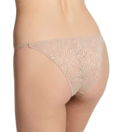 Calvin Klein Sheer Marquisette High Leg Tanga Panty -Her Room US calvin klein cal001 qf7105 bs
