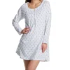 100% Cotton Jersey Short Long Sleeve Gown