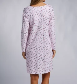 100% Cotton Knit Cardinal Rose 38 Gown -Her Room US carole hochman caho01 ch22664 bs