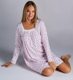 100% Cotton Knit Cardinal Rose 38 Gown