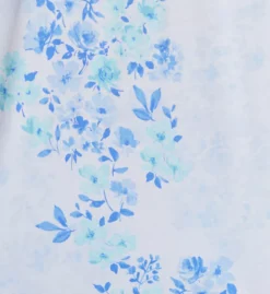 Carole Hochman Soft Floral 100% Cotton PJ Set – Short Sleeve Top & Long Pant Sleepwear -Her Room US carole hochman caho01 ch92671 cs3