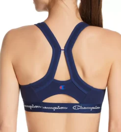 Champion The Authentic Racerback Script Logo Sports Bra -Her Room US champion chmp01 b1429g bs