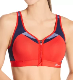 Champion Motion Control Front Zip Sports Bra