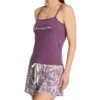 Champion Women's Sleep Camisole and Shorts Set – Cotton Modal Leopard Print Loungewear -Her Room US champion chmp01 cslcms gs
