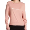 Champion Script Logo Long Sleeve Sleep Top - Relaxed Fit Cotton-Modal Loungewear -Her Room US champion chmp01 csllst gs