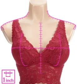 Cosabella Never Say Never Plungie Pullover Longline Bralette -Her Room US cosabella cos001 nev1386 ns7