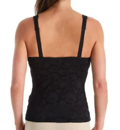 Cosabella White Never Say Never Curvy V-Neck – Signature Italian Floral Lace Camisole with Shelf Bra -Her Room US cosabella cos001 nev1817 bs