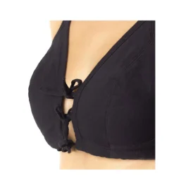 Latex Free Organic Cotton Drawstring Bra -Her Room US cottonique cot01 w12218 cs2