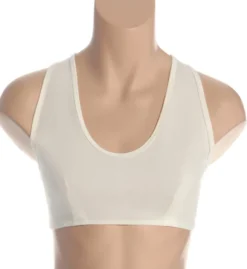 Latex Free Organic Cotton Bra Liner -Her Room US cottonique cot01 w12226 fs