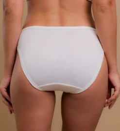 Natural Organic Cotton High Cut Panty - 2 Pack -Her Room US cottonique cot01 w22207c bs