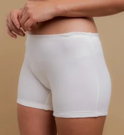 Latex Free Organic Cotton Boyleg Panty - 2 Pack -Her Room US cottonique cot01 w22223 fs