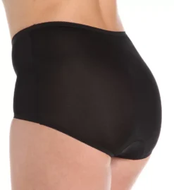 Lorraine Nylon Full Brief Panty With Picot Trim -Her Room US cuddl duds cudd01 lr103 bs