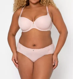 Tulip Sheer Smooth T-Shirt Push Up Bra -Her Room US curvy couture cuco01 1274 cs3