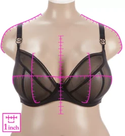 Curvy Kate Lifestyle Sheer Plunge Multi Part Cup Bra -Her Room US curvy kate cuka01 ck5711 ns7