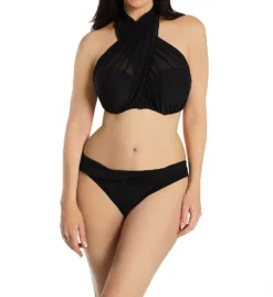 Curvy Kate Wrapsody Black Multi-Way Wrap Bandeau Bikini Top – Bra-Sized Underwire Swimwear -Her Room US curvy kate cuka01 cs5307 cs2