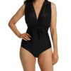 Curvy Kate Black Wrapsody Multi-Way Mesh – Underwired Bandeau One Piece Swimsuit -Her Room US curvy kate cuka01 cs5600 gs