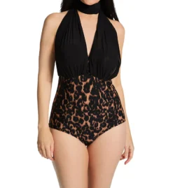 Curvy Kate Wrapsody Leopard Print Bandeau One Piece Swimsuit – Multiway Mesh Wrap Swimwear -Her Room US curvy kate cuka01 cs5600p cs3