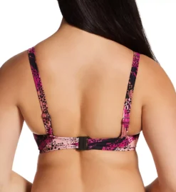 Curvy Kate Pool Party Neon Animal Print Wireless Triangle Bikini Top - Bra-Sized Swimwear -Her Room US curvy kate cuka01 cs8308 bs