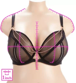 Curvy Kate Scantilly Unchained Plunge Bra -Her Room US curvy kate cuka01 st6101 ns7