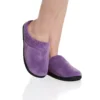 Darcy Velour Clog Slipper With Quilted Cuff -Her Room US dearfoams drfs01 51708 gs