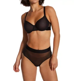 DKNY Sheers Unlined Demi Underwire Bra -Her Room US dkny dkny01 dk4085 cs1