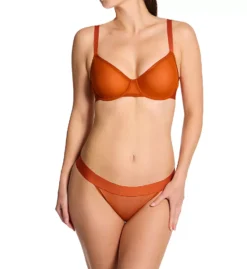 DKNY Sheers Unlined Demi Underwire Bra -Her Room US dkny dkny01 dk4085 cs4