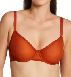 DKNY Sheers Unlined Demi Underwire Bra