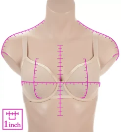 DKNY Sheers Unlined Demi Underwire Bra -Her Room US dkny dkny01 dk4085 ns7