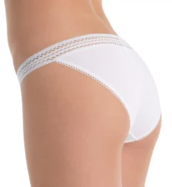 DKNY Classic Cotton Lace Trim Bikini Panty -Her Room US dkny dkny01 dk5006 bs