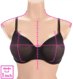 DKNY Dot Mesh Unlined Bra -Her Room US dkny dkny01 dk7505 ns7