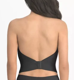 Valerie V Wire Low Back Power Mesh Bustier Bra -Her Room US dominique dom001 6390 bs