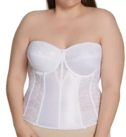 Colette Lace Corset Bridal Longline Bra -Her Room US dominique dom001 8949 cs6