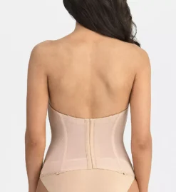 Brienna Low Back Microfiber Longline Bra -Her Room US dominique dom001 8980 bs