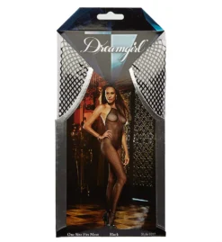 Dreamgirl Black Seamless Fishnet – Open Crotch Halter Neck Bodystocking -Her Room US dreamgirl dg001 0017 cs1