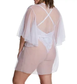 Dreamgirl Plus Sized Mesh Robe & Teddy 2 Pc Set -Her Room US dreamgirl dg001 12803x bs