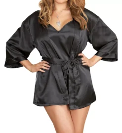 Dreamgirl Plus Size Babydoll Chemise And Robe Set