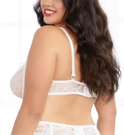 Dreamgirl Plus Stretch Lace Open Cup Underwire Bra -Her Room US dreamgirl dg001 9386x bs