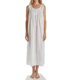 Everyday Sleeveless Long Ballet Nightgown -Her Room US eileen west eilw01 5219842 fs