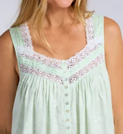 The Eileen Sleeveless 50 Cotton Woven Gown -Her Room US eileen west eilw01 e00086 cs1