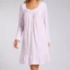 38 Long Sleeve Short Nightgown -Her Room US eileen west eilw01 e20096 gs