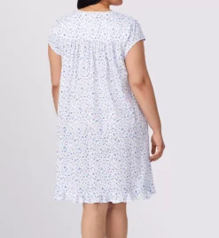 Plus Size 100% Cotton Jersey 38 Short Nightgown -Her Room US eileen west eilw01 e30073x bs