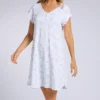 36 Cap Sleeve Cotton Jersey Nightshirt -Her Room US eileen west eilw01 e30091 gs