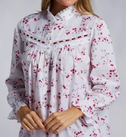 100% Cotton Woven Highneck 50 Nightgown -Her Room US eileen west eilw01 e70043 cs1