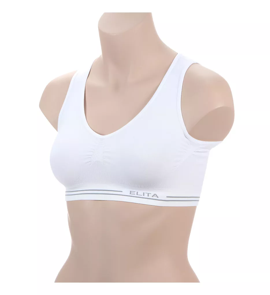 Signature Seamless Molded Crop Top Bra 10 Signature Seamless Molded Crop Top Bra - Image 8