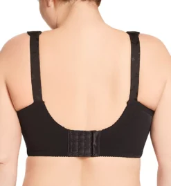 Jacquard Wireless Softcup Bra With Cushion Straps -Her Room US elila elil01 1305 bs