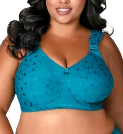 Jacquard Wireless Softcup Bra With Cushion Straps