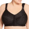 Jacquard Front Close Wireless Softcup Bra -Her Room US elila elil01 1515 gs